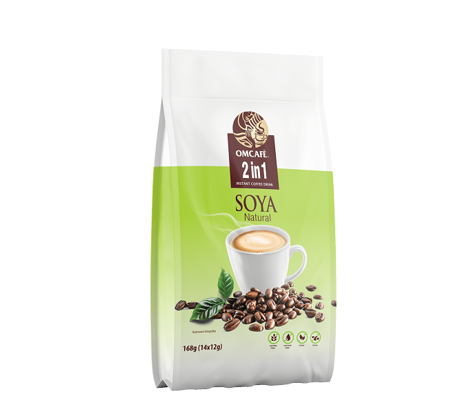 OMCAFE SOYA 2in1 Natural 14x12g
